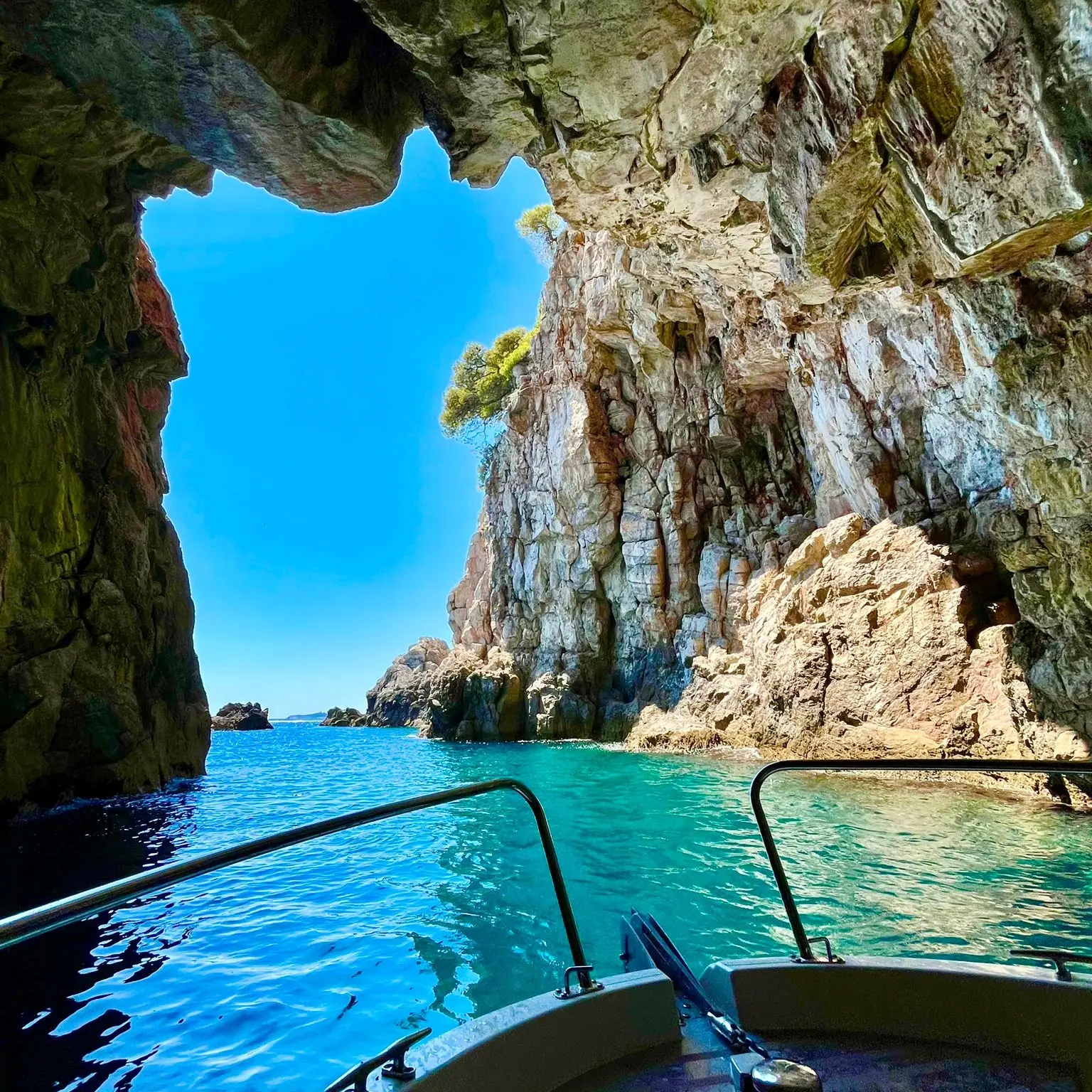 Speedboat on the Adriatic near Dubrovnik